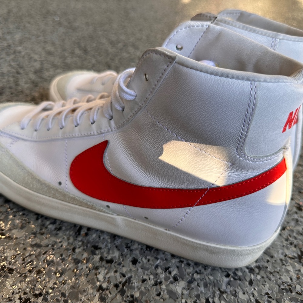 Nike Blazer Vintage White / Red Size 10.5 - Picture 5 of 5